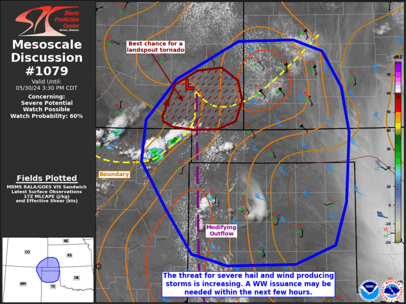 Mesoscale Discussion 1079