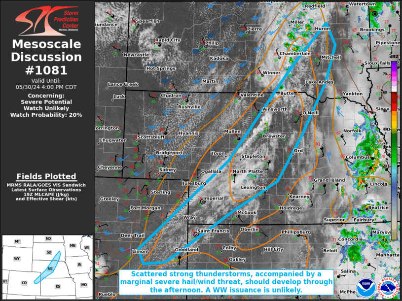 Mesoscale Discussion 1081