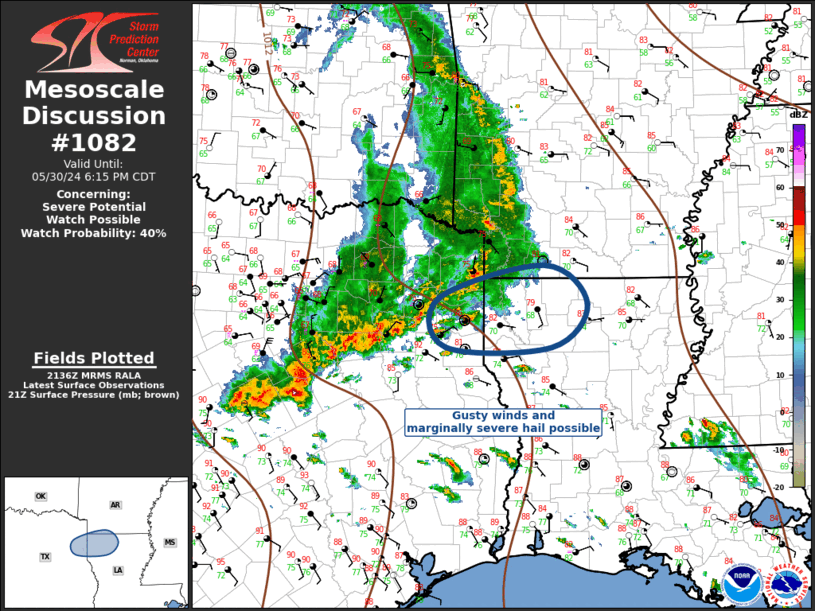 Mesoscale Discussion 1082