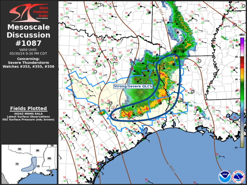 Mesoscale Discussion 1087