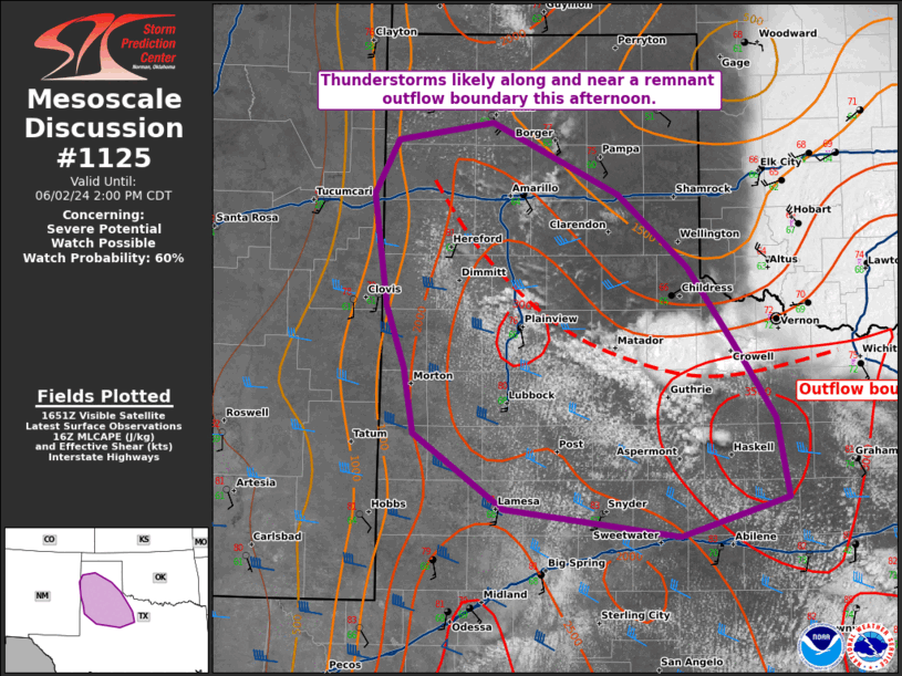 Mesoscale Discussion 1125