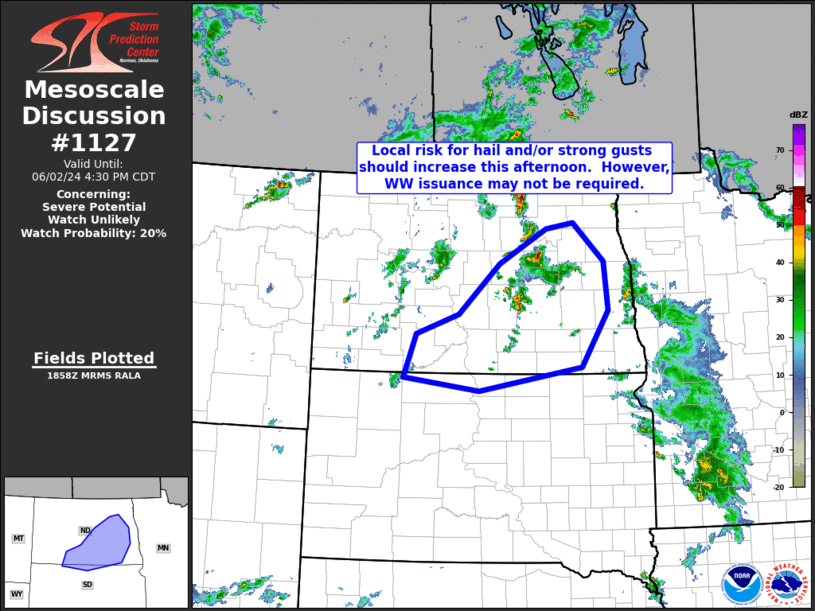 Mesoscale Discussion 1127