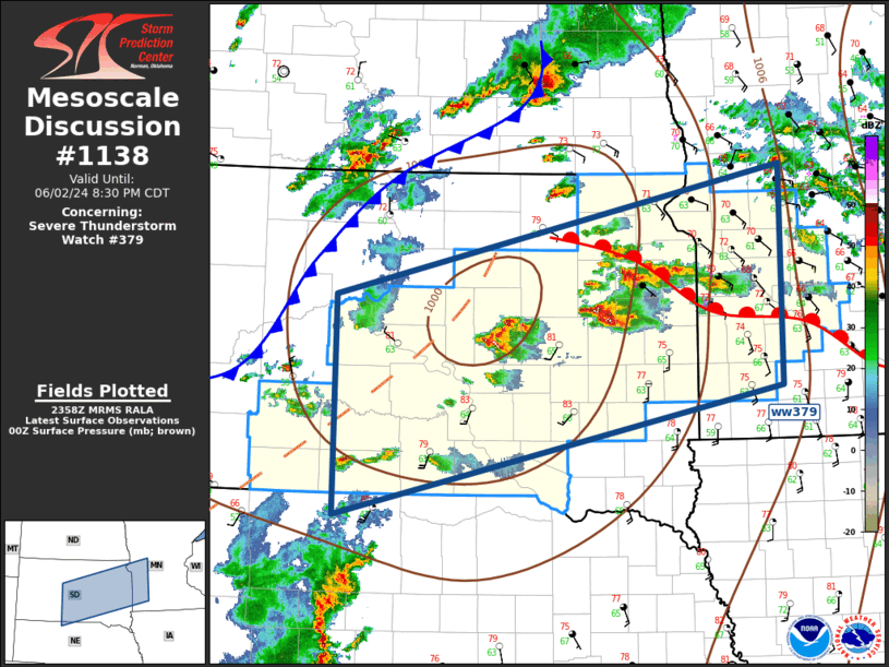 Mesoscale Discussion 1138