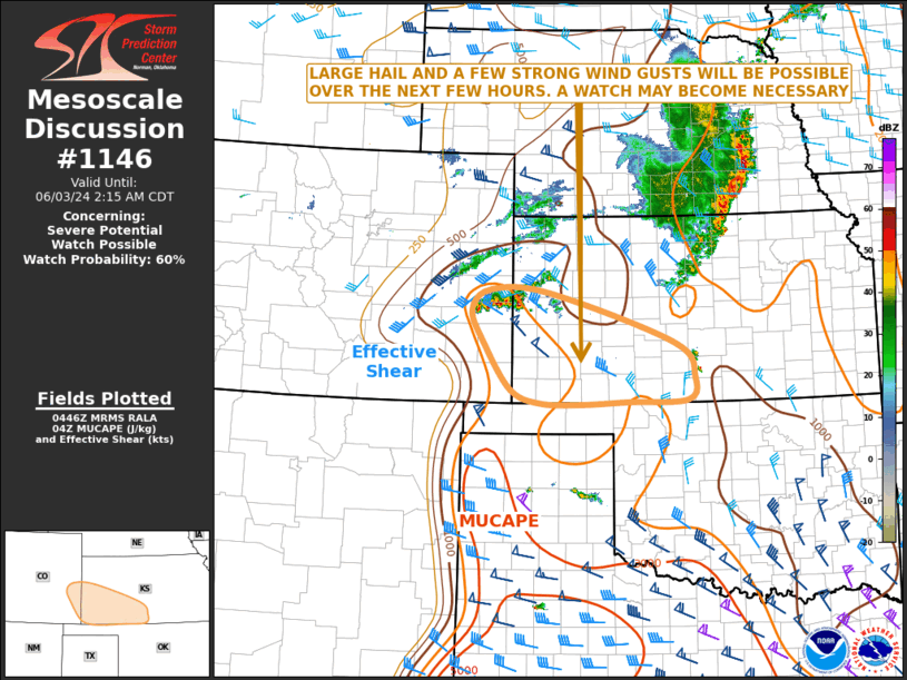 Mesoscale Discussion 1146