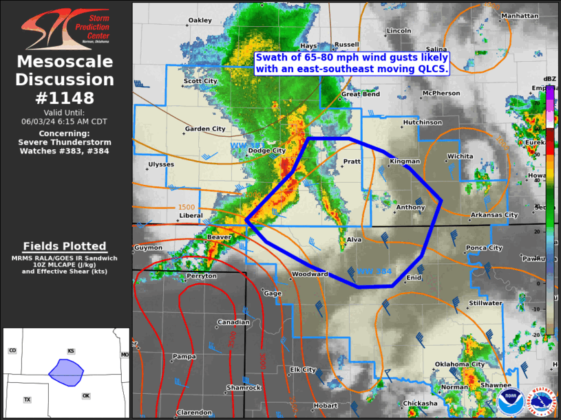 Mesoscale Discussion 1148
