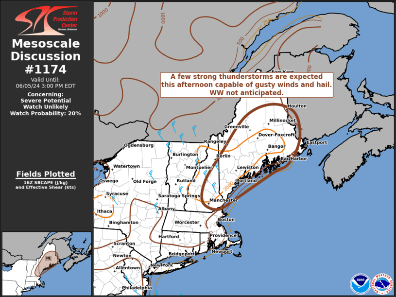 Mesoscale Discussion 1174