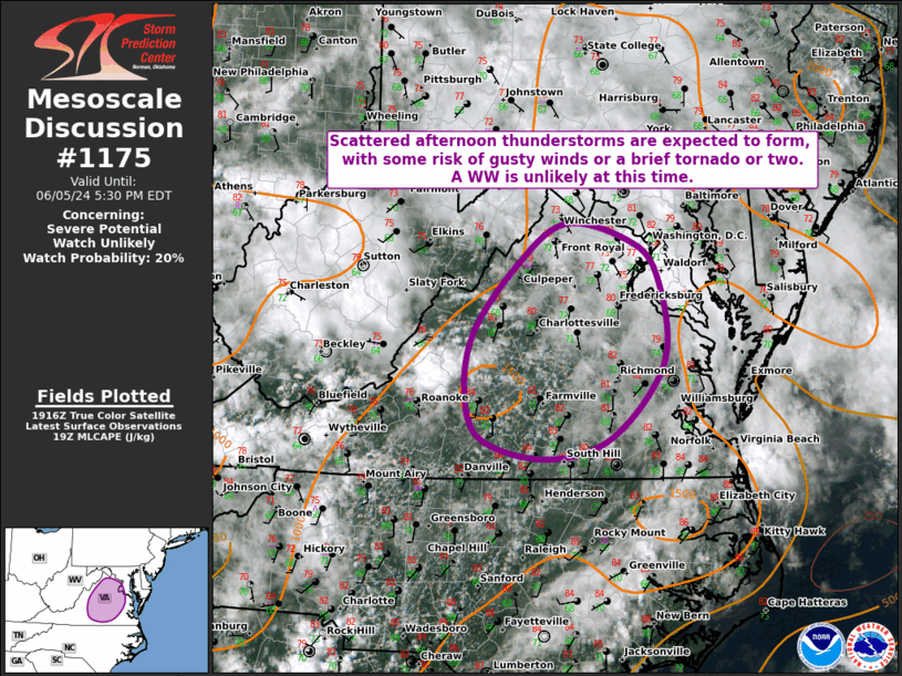 Mesoscale Discussion 1175