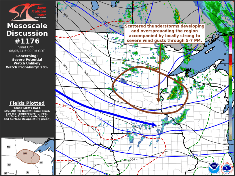 Mesoscale Discussion 1176