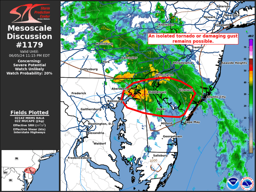 Mesoscale Discussion 1179