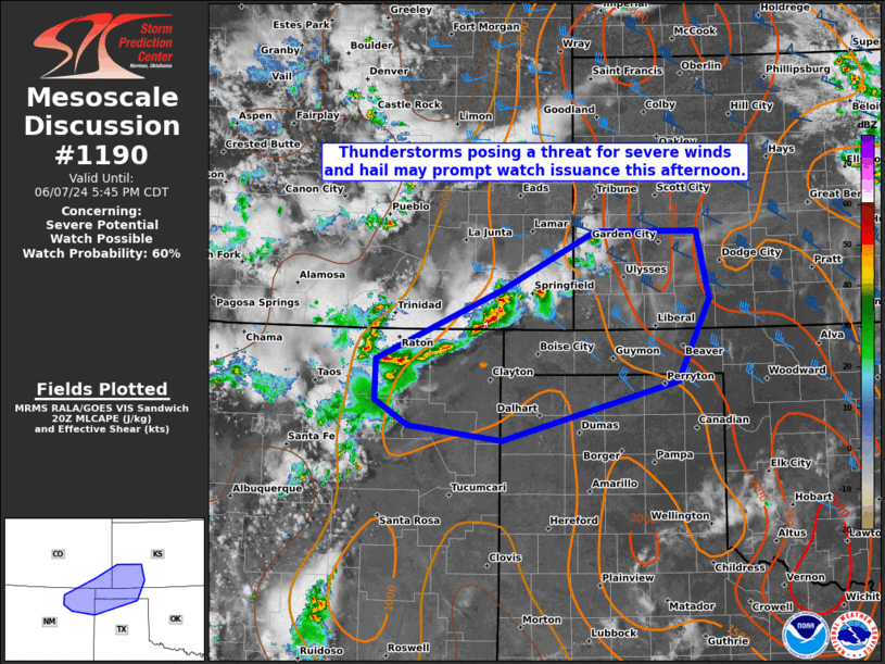 Mesoscale Discussion 1190