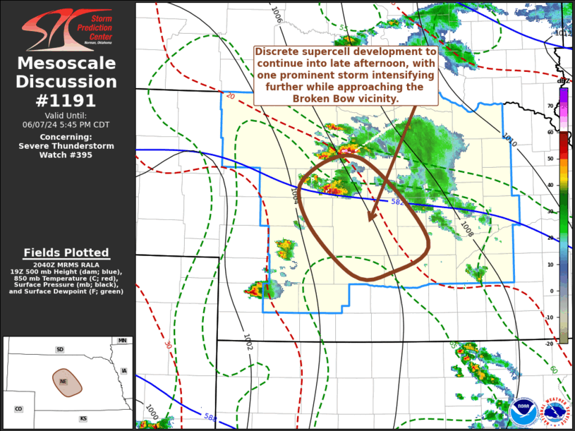 Mesoscale Discussion 1191