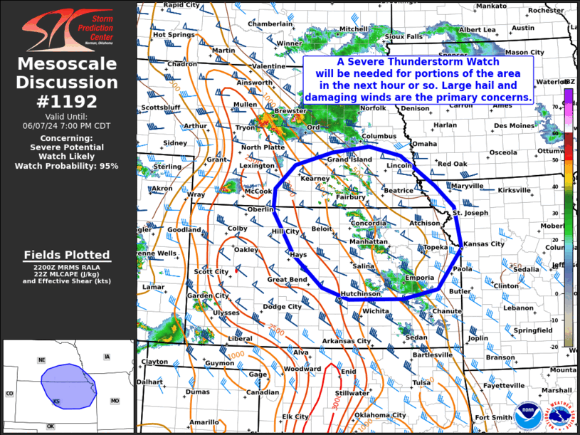 Mesoscale Discussion 1192