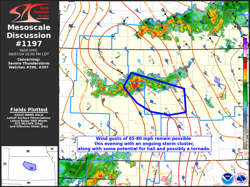 Mesoscale Discussion 1197