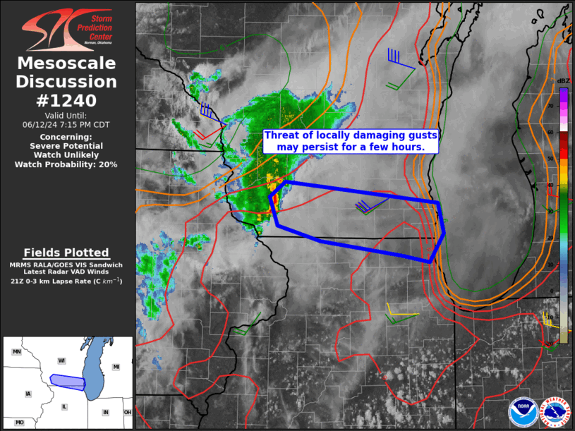 Mesoscale Discussion 1240
