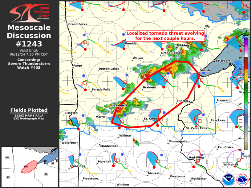 Mesoscale Discussion 1243