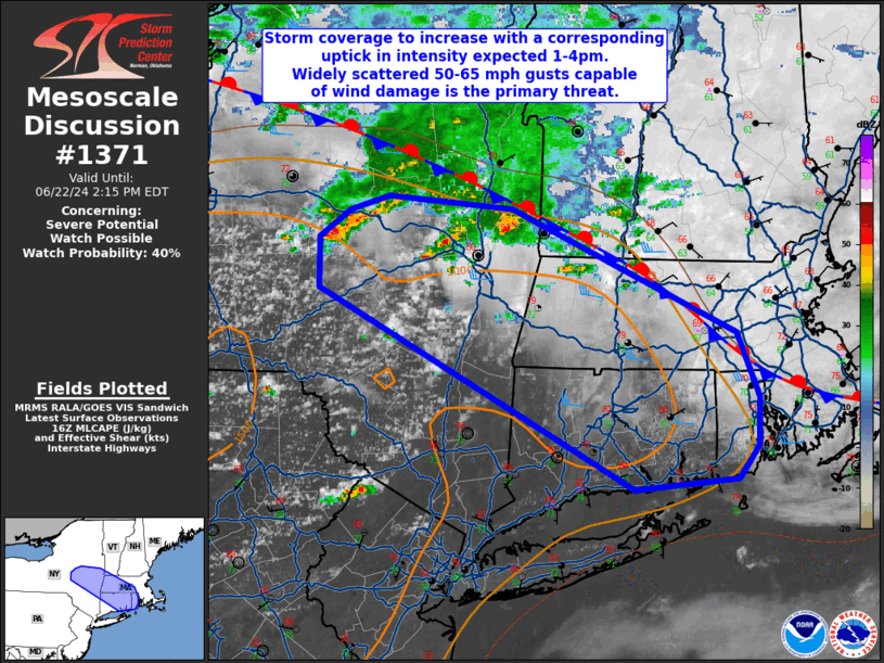 Mesoscale Discussion 1371