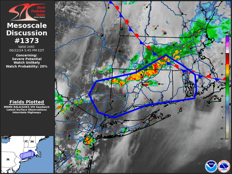 Mesoscale Discussion 1373