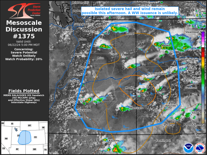 Mesoscale Discussion 1375