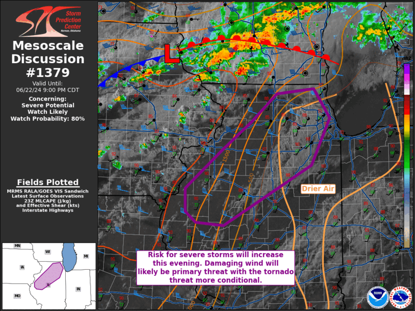 Mesoscale Discussion 1379