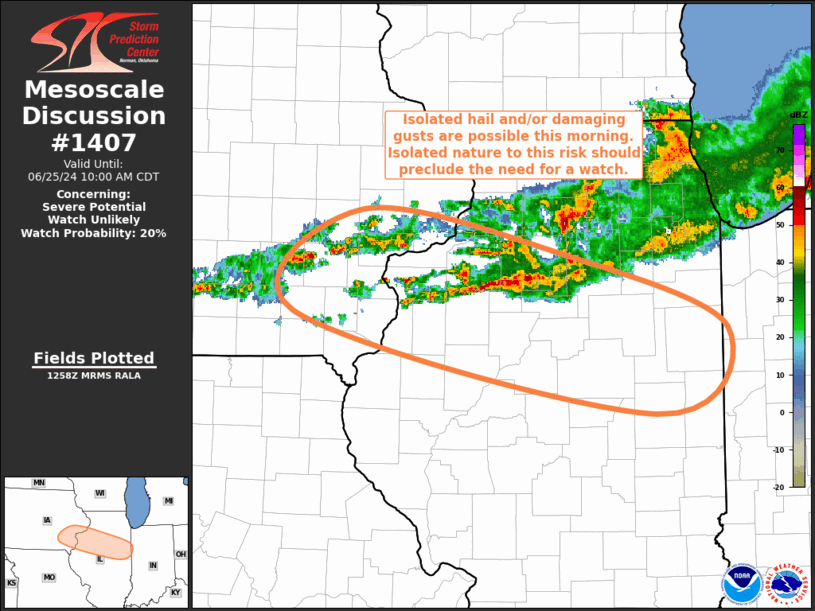 Mesoscale Discussion 1407