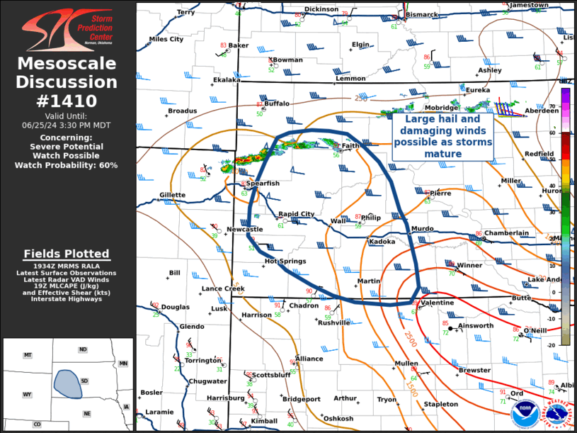 Mesoscale Discussion 1410
