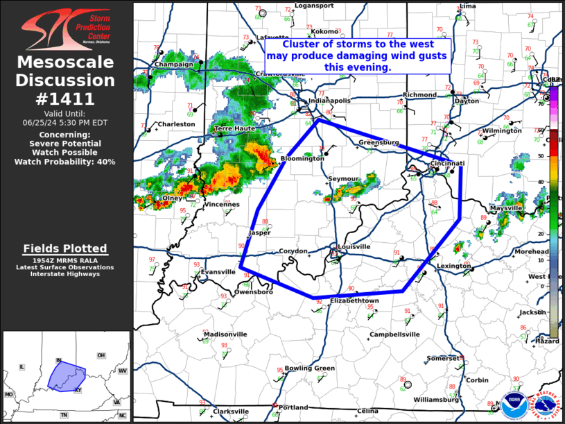Mesoscale Discussion 1411