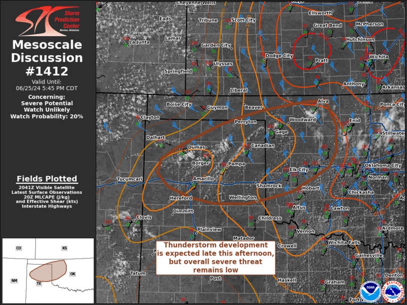 Mesoscale Discussion 1412