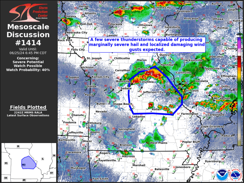 Mesoscale Discussion 1414