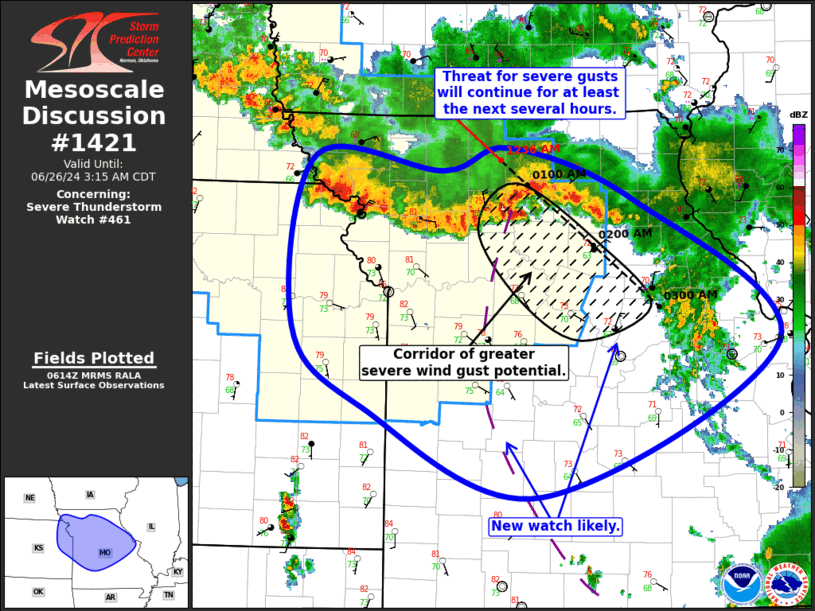 Mesoscale Discussion 1421