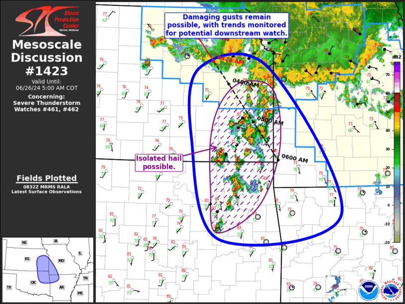 Mesoscale Discussion 1423