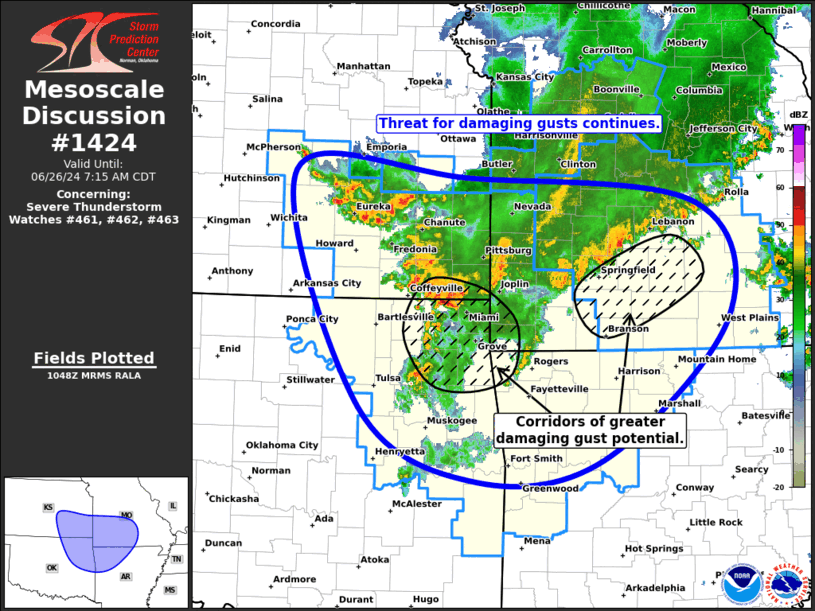 Mesoscale Discussion 1424
