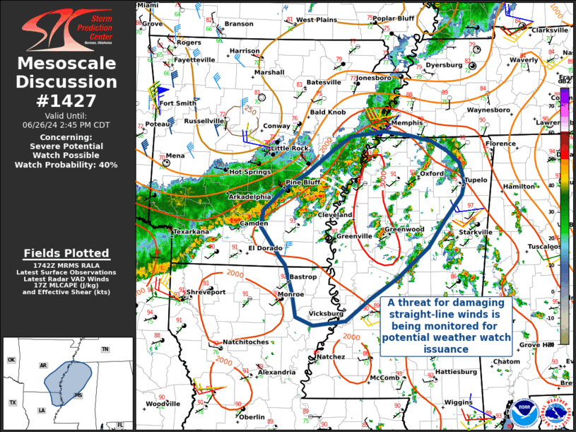 Mesoscale Discussion 1427