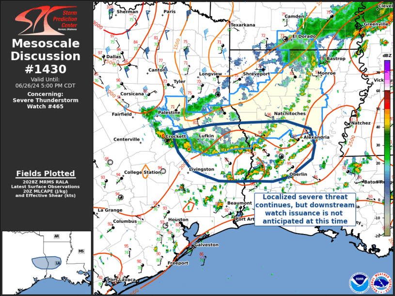 Mesoscale Discussion 1430