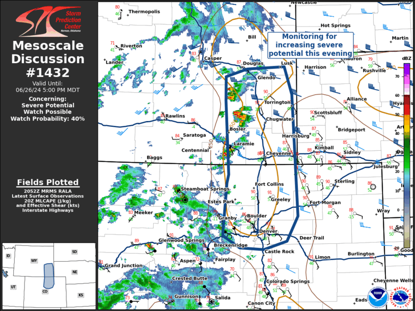 Mesoscale Discussion 1432
