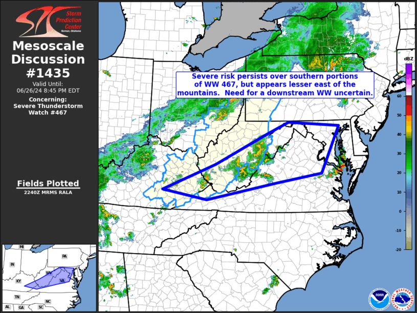 Mesoscale Discussion 1435