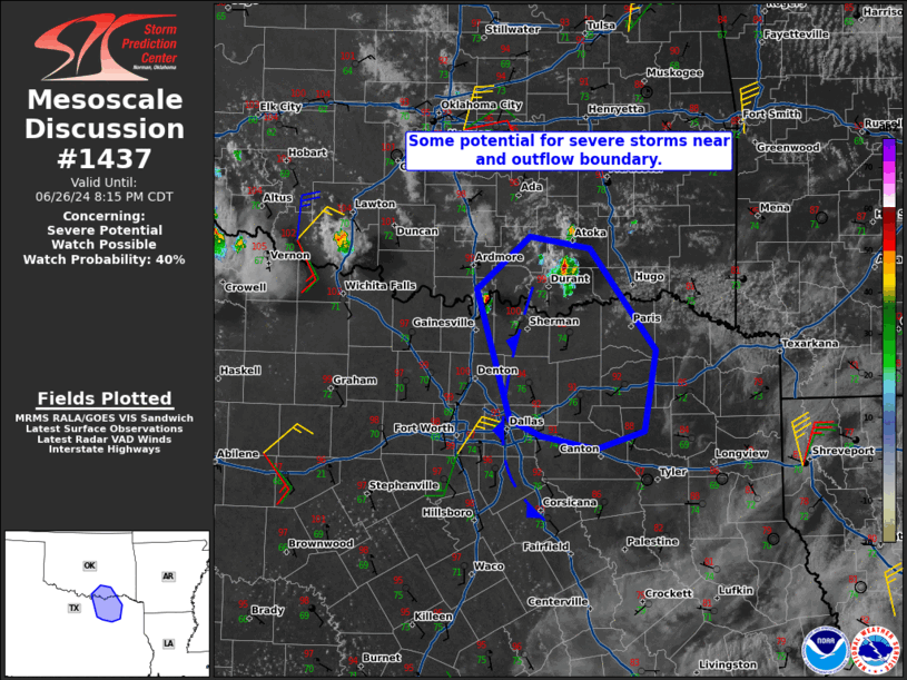 Mesoscale Discussion 1437
