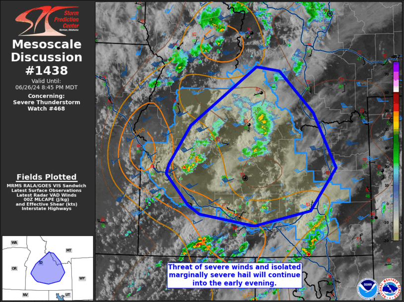 Mesoscale Discussion 1438