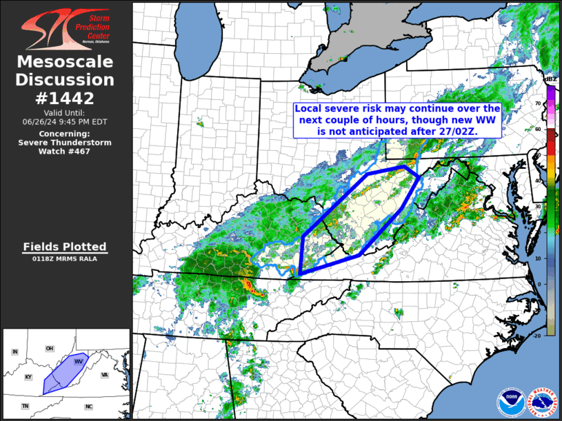 Mesoscale Discussion 1442