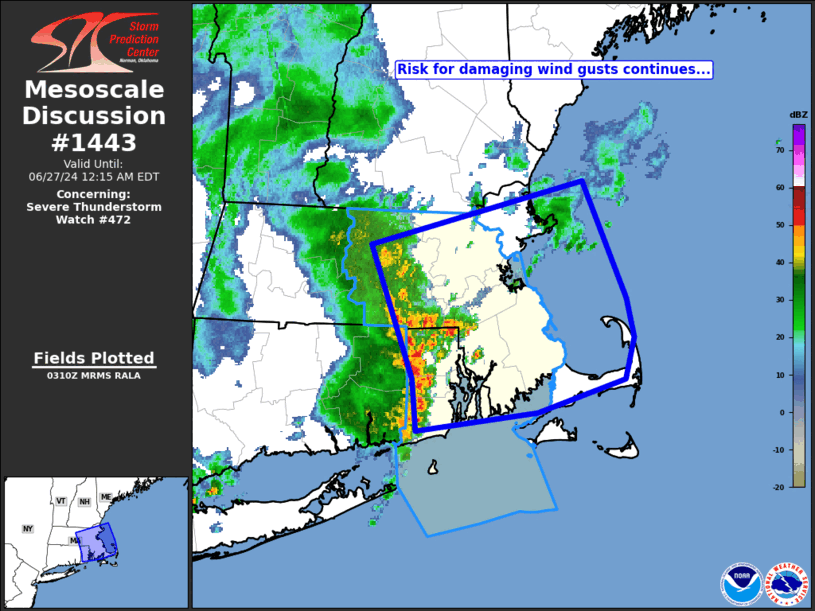 Mesoscale Discussion 1443