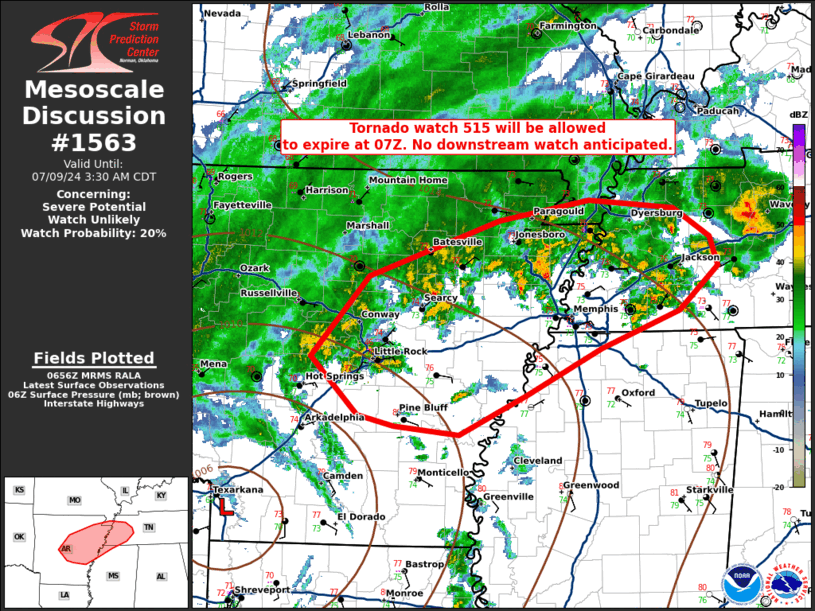 Mesoscale Discussion 1563