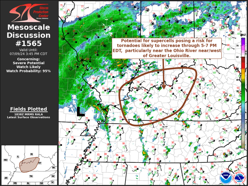 Mesoscale Discussion 1565