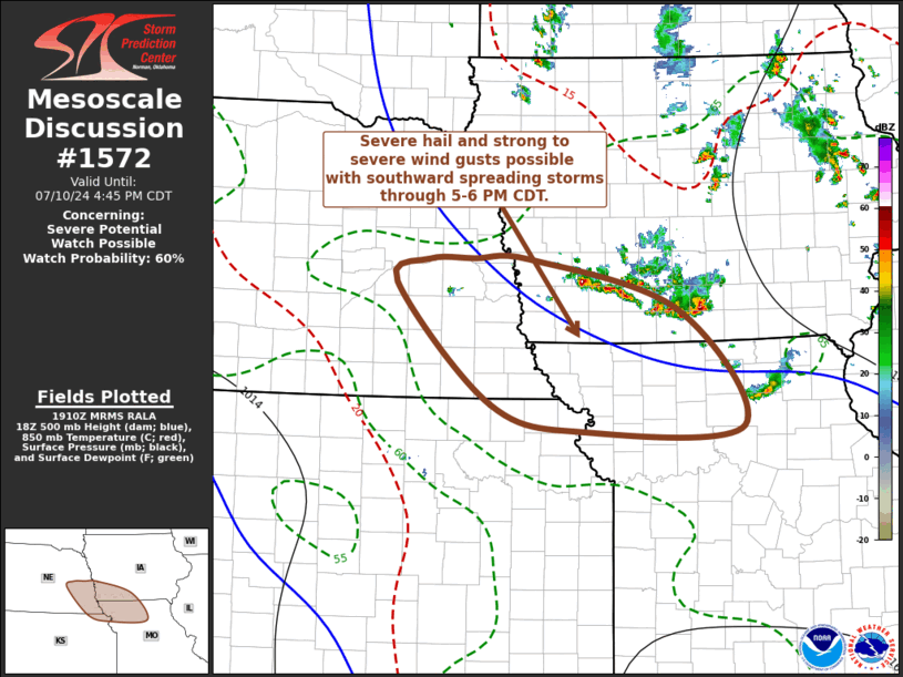 Mesoscale Discussion 1572