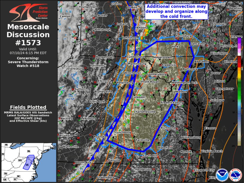 Mesoscale Discussion 1573