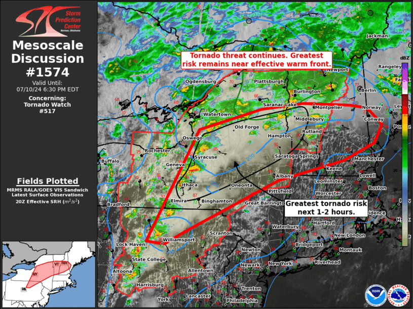 Mesoscale Discussion 1574