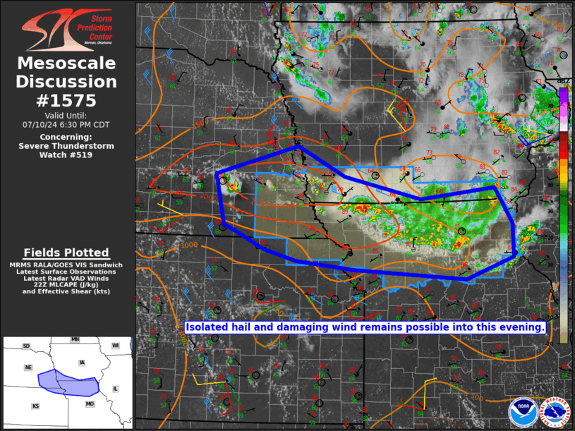 Mesoscale Discussion 1575