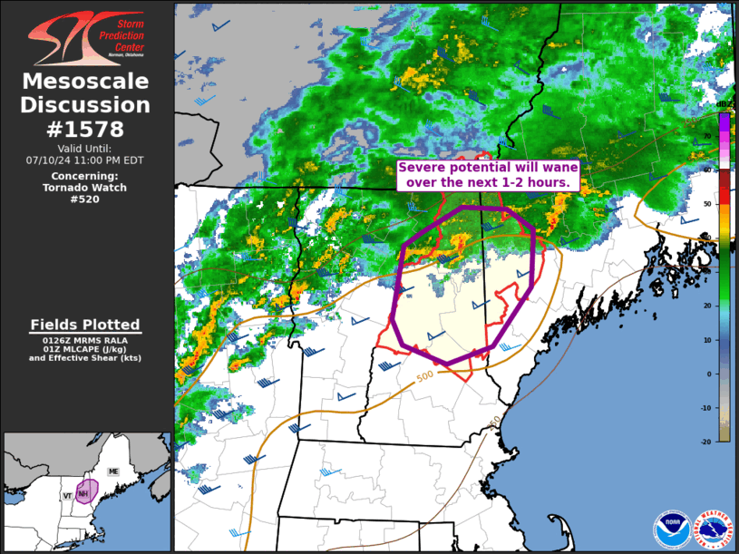 Mesoscale Discussion 1578