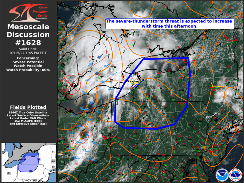 Mesoscale Discussion 1628