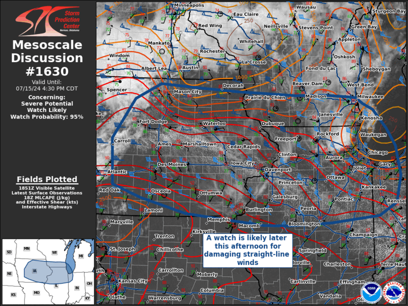 Mesoscale Discussion 1630