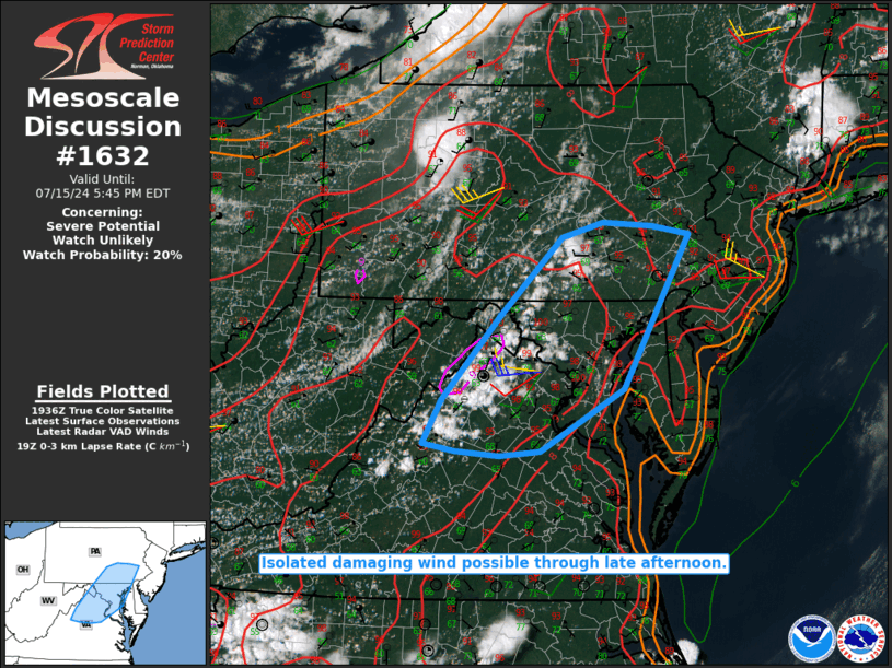 Mesoscale Discussion 1632
