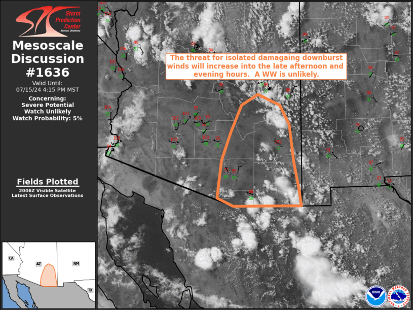 Mesoscale Discussion 1636